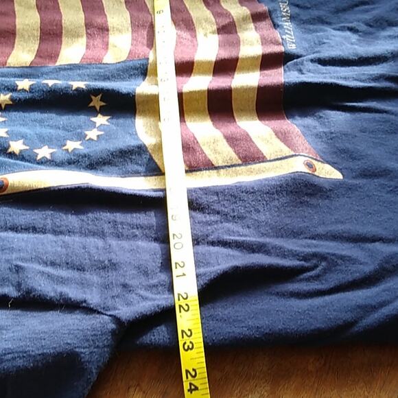 Fruit of the Loom Men's American flag XXL T-shirt. Patriotic. 4th of July. - Picture 5 of 6